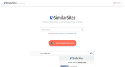 Desktop Screenshot of ca.similarsites.com